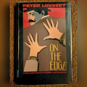 On The Edge Mystery Hardcover Book by Peter Lovesey from Mysterious Press 1989